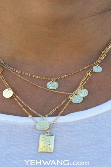 ketting royal coins zilver  h5 Afbeelding2